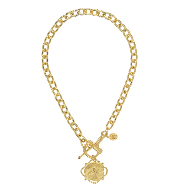 Felicity Pendant Toggle Necklace