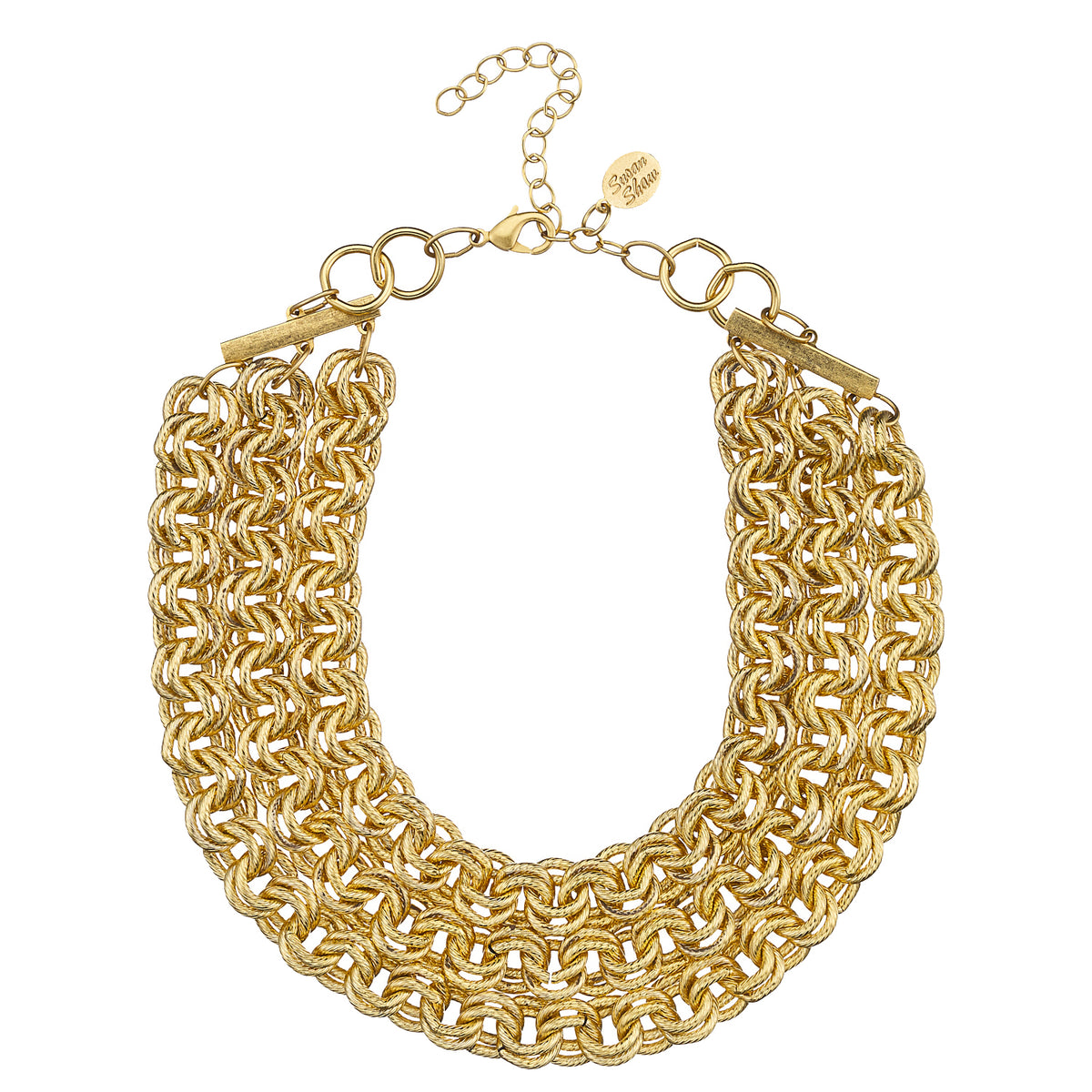 Triple Strand Chain Necklace