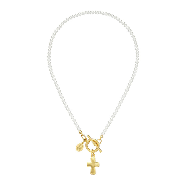 Small Cross Katie Necklace