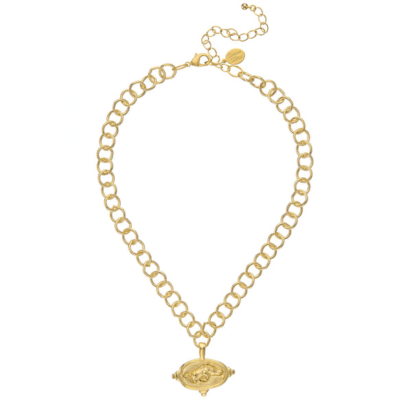 Wild Boar Intaglio Necklace