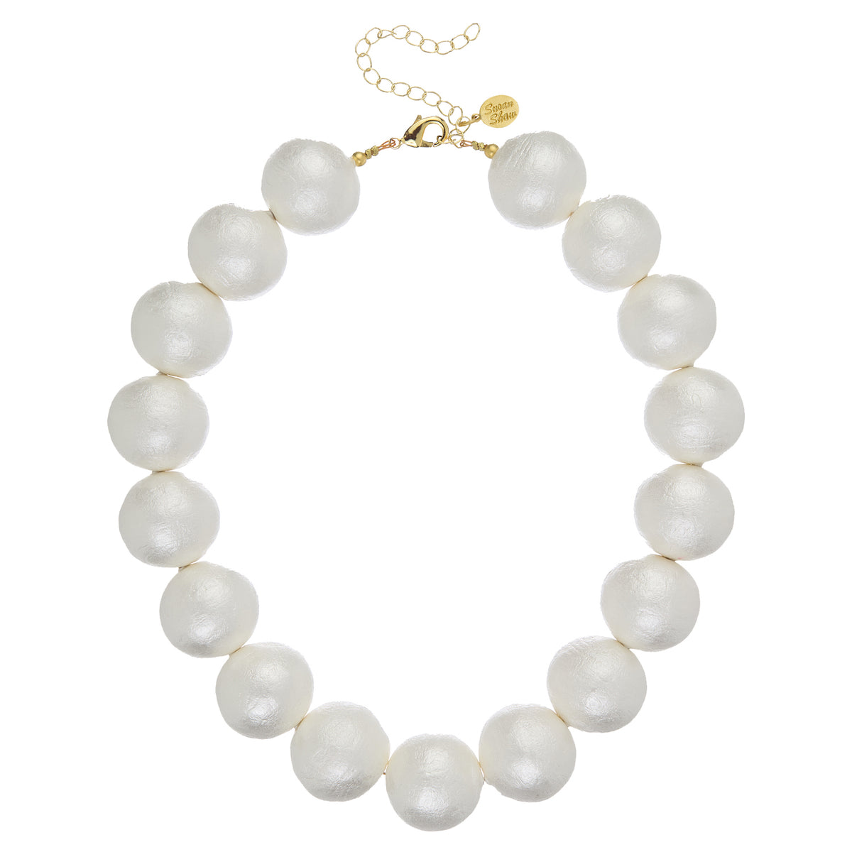Lucille Cotton Pearl Necklace
