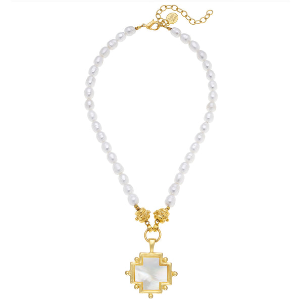 ★人氣★MONDAY EDITION★CROSS-ENDED PEARL NECKLACE ☆人氣☆MONDAY EDITION☆CROSS-ENDED PEARL NECKLACE (Monday