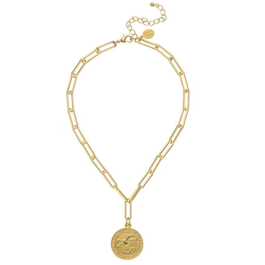 USA 250 Paperclip Necklace