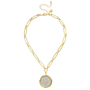 New Zealand Mixed Link Paperclip Necklace