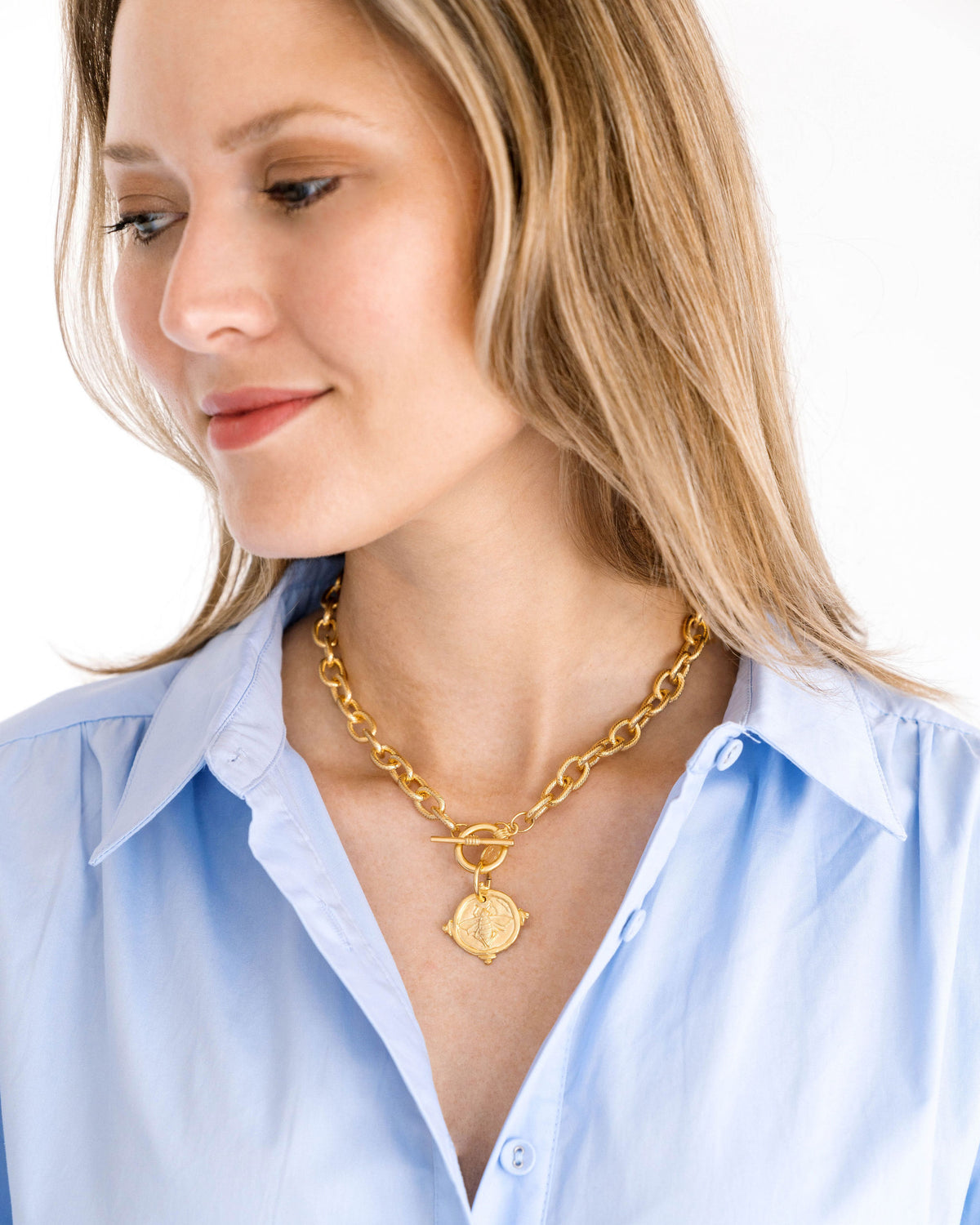 Dezi 16 Inch Gold Herringbone Necklace - Brilliant Earth