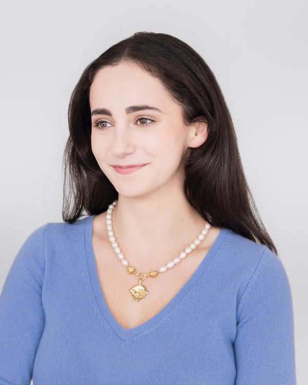 Dove Pearl Necklace