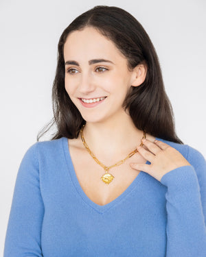 Dove Paperclip Necklace