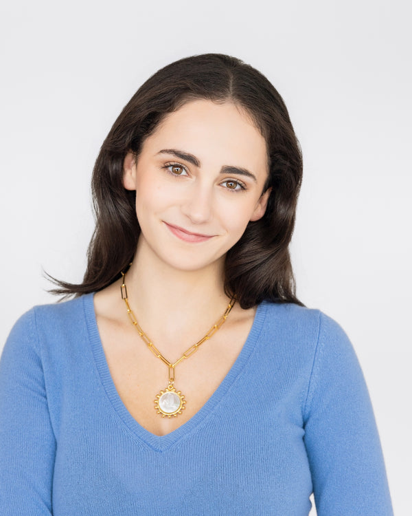 Emily Engraved Dove Necklace