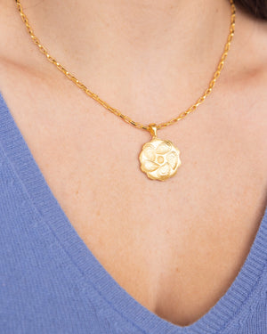 Oyster Plate Cable Necklace