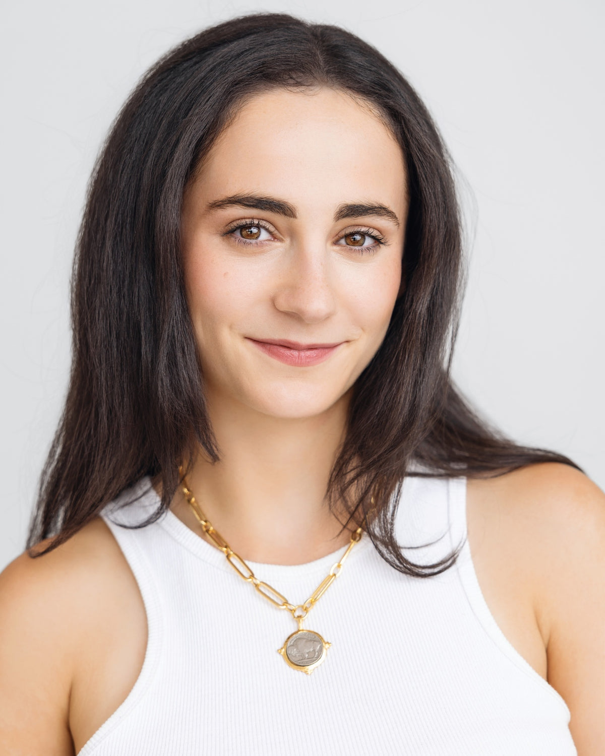 Buffalo Nickel Mixed Link Necklace