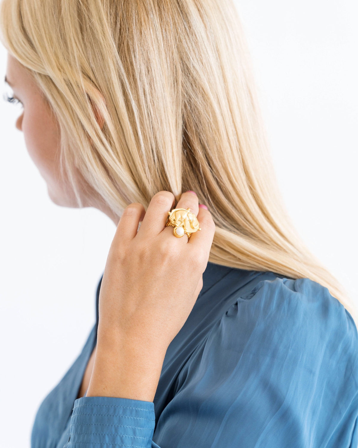 Hollow Out Elephant Detail Ring | SHEIN