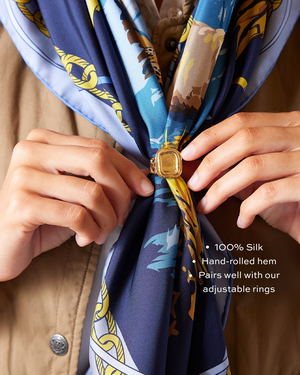 Sporting Club Silk Scarf