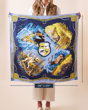 Sporting Club Silk Scarf