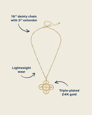 Filigree Clover Necklace