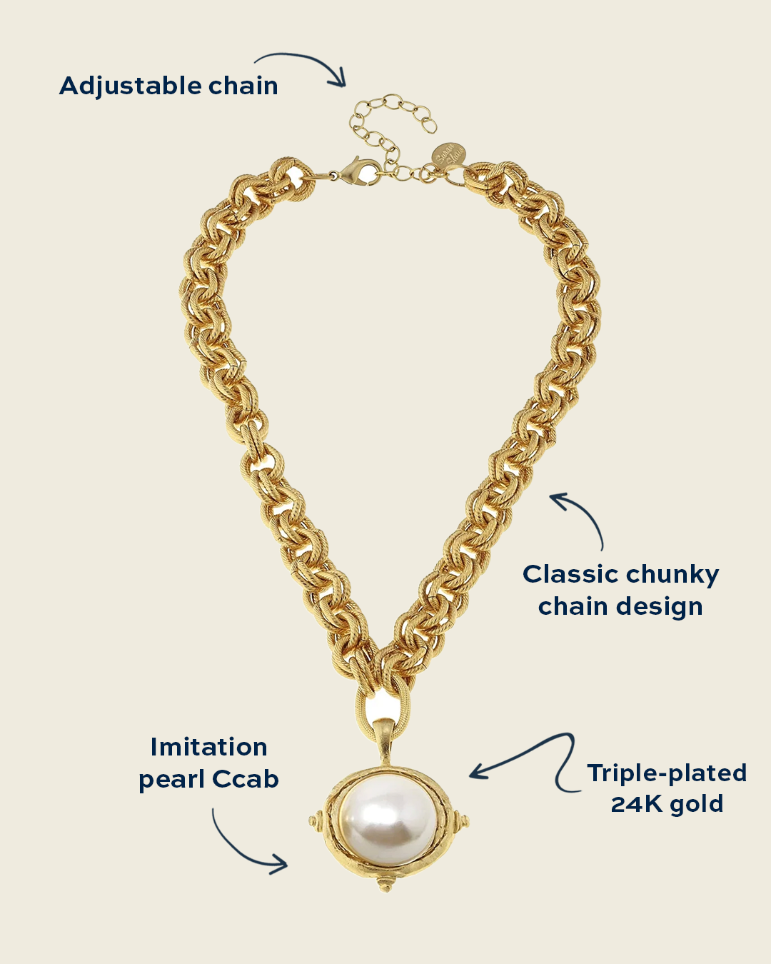 Pearl Cab Necklace
