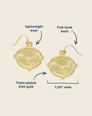 Pheasant Earrings