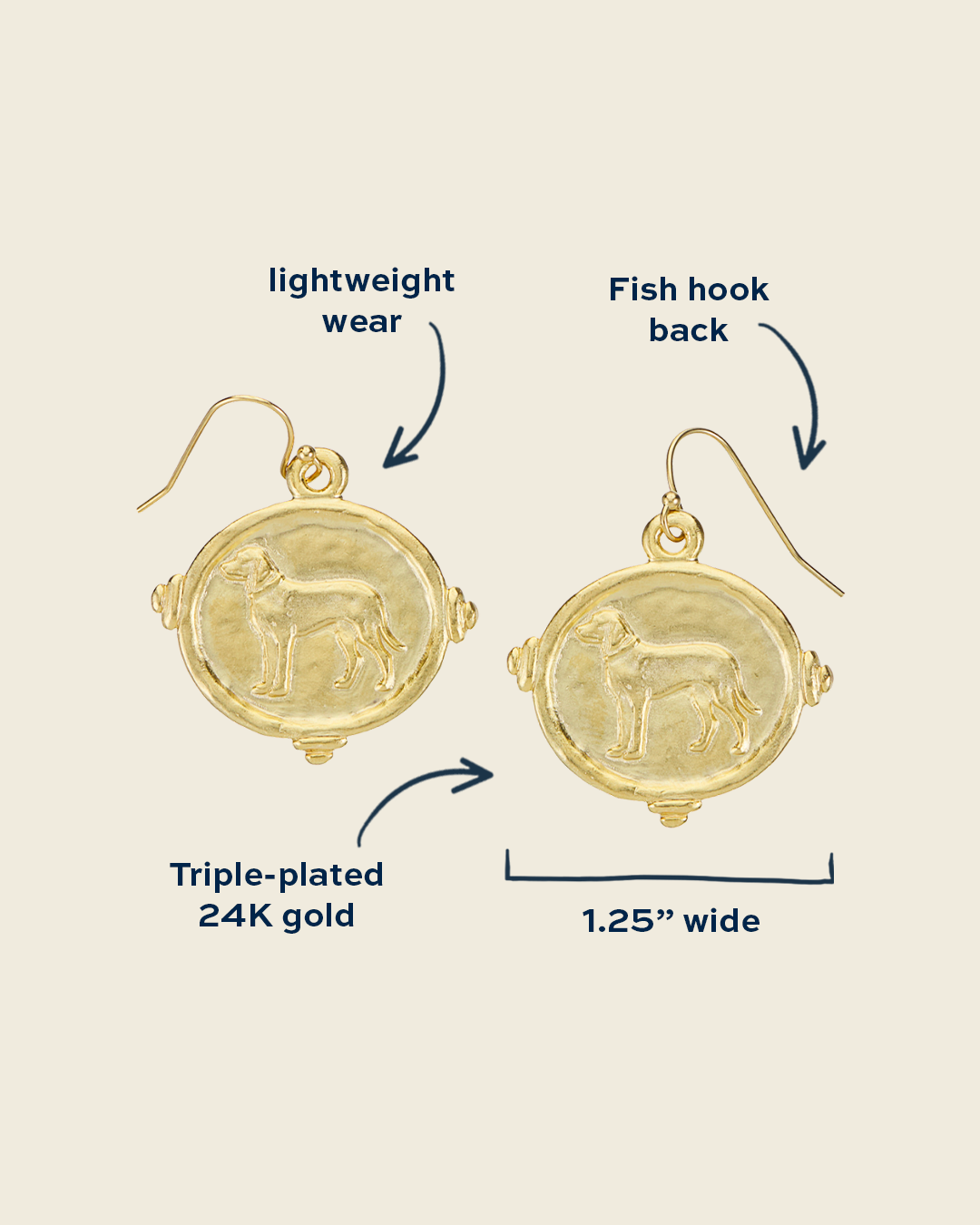 Retriever Earrings
