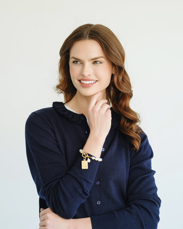 Bird Bam Mahjong Pearl Bracelet