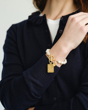 Bird Bam Mahjong Pearl Bracelet