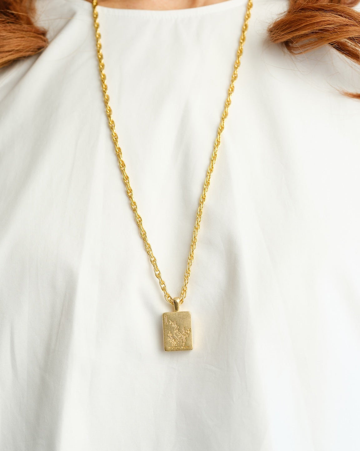 Bird Bam Mahjong Long Necklace