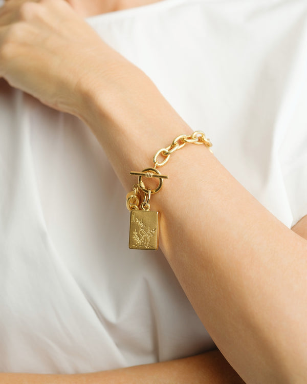 Bird Bam Mahjong Toggle Bracelet