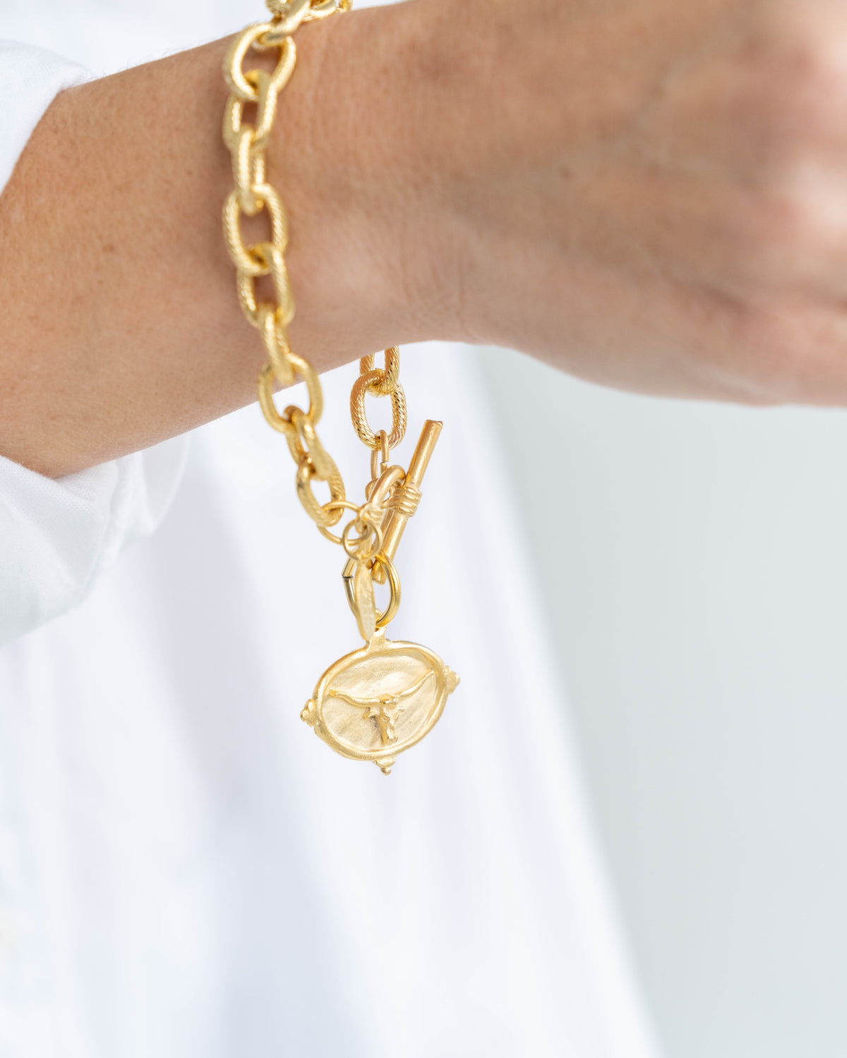 Longhorn Intaglio Bracelet