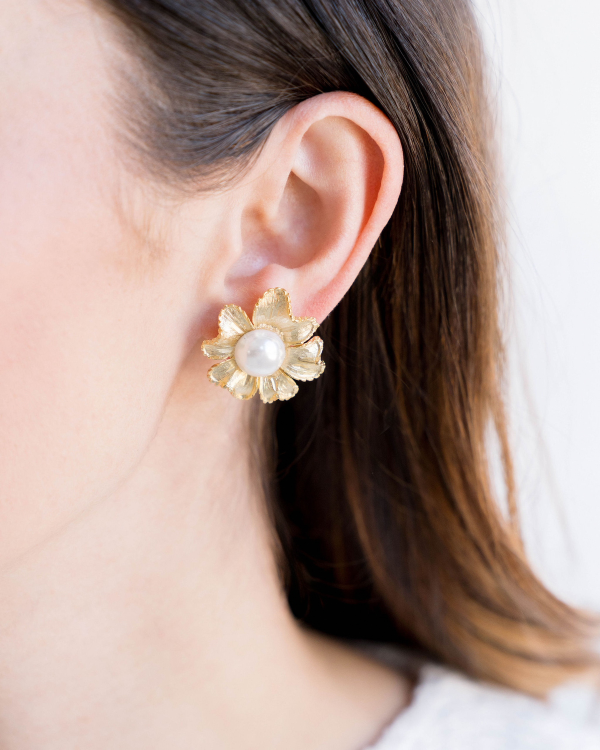 Marigold Pearl Studs