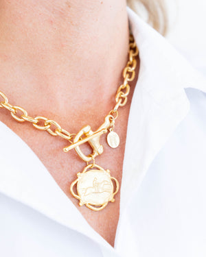 Felicity Pendant Toggle Necklace