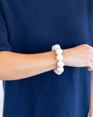 Lucille Cotton Pearl Bracelet