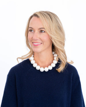 Lucille Cotton Pearl Necklace