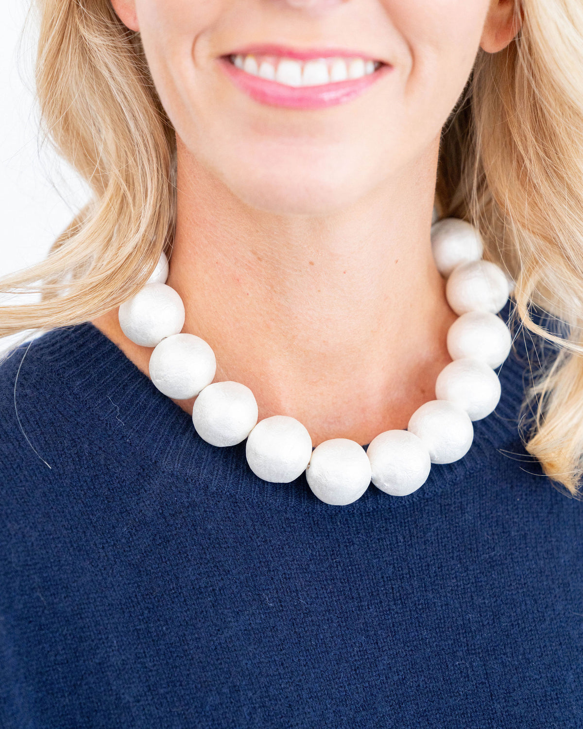 Lucille Cotton Pearl Necklace
