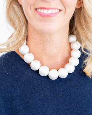 Lucille Cotton Pearl Necklace