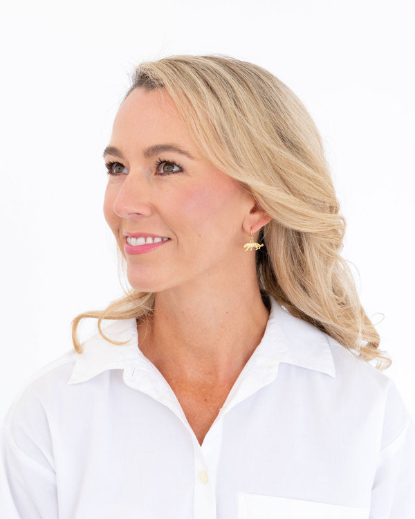 Mini Tiger Drop Earrings