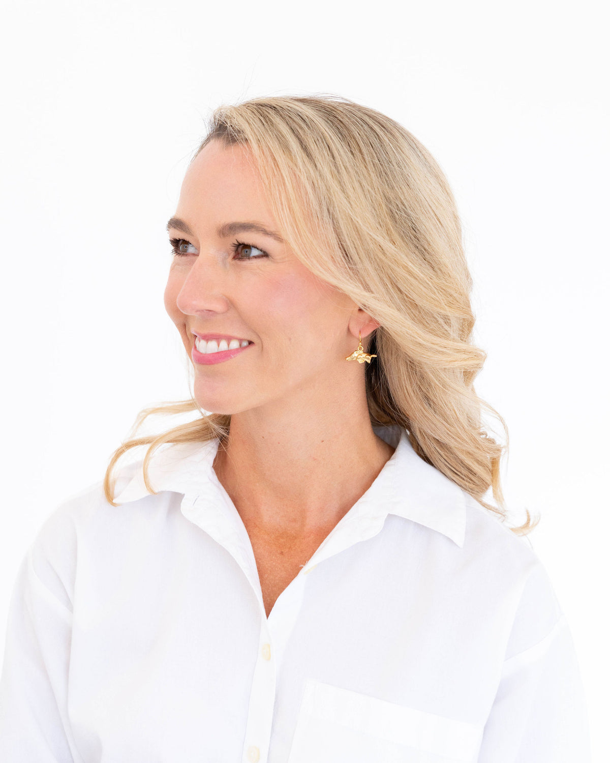 Wild Boar Drop Earrings