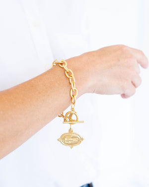 Alligator Intaglio Bracelet