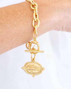 Alligator Intaglio Bracelet