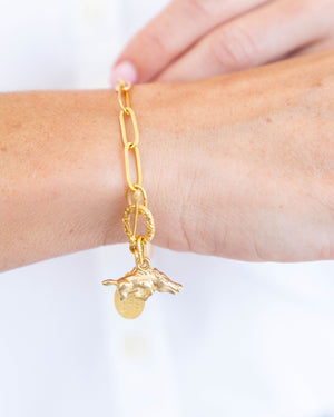 Wild Boar Paperclip Bracelet