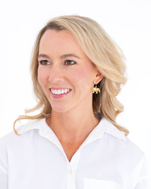 Mini Bulldog Drop Earrings