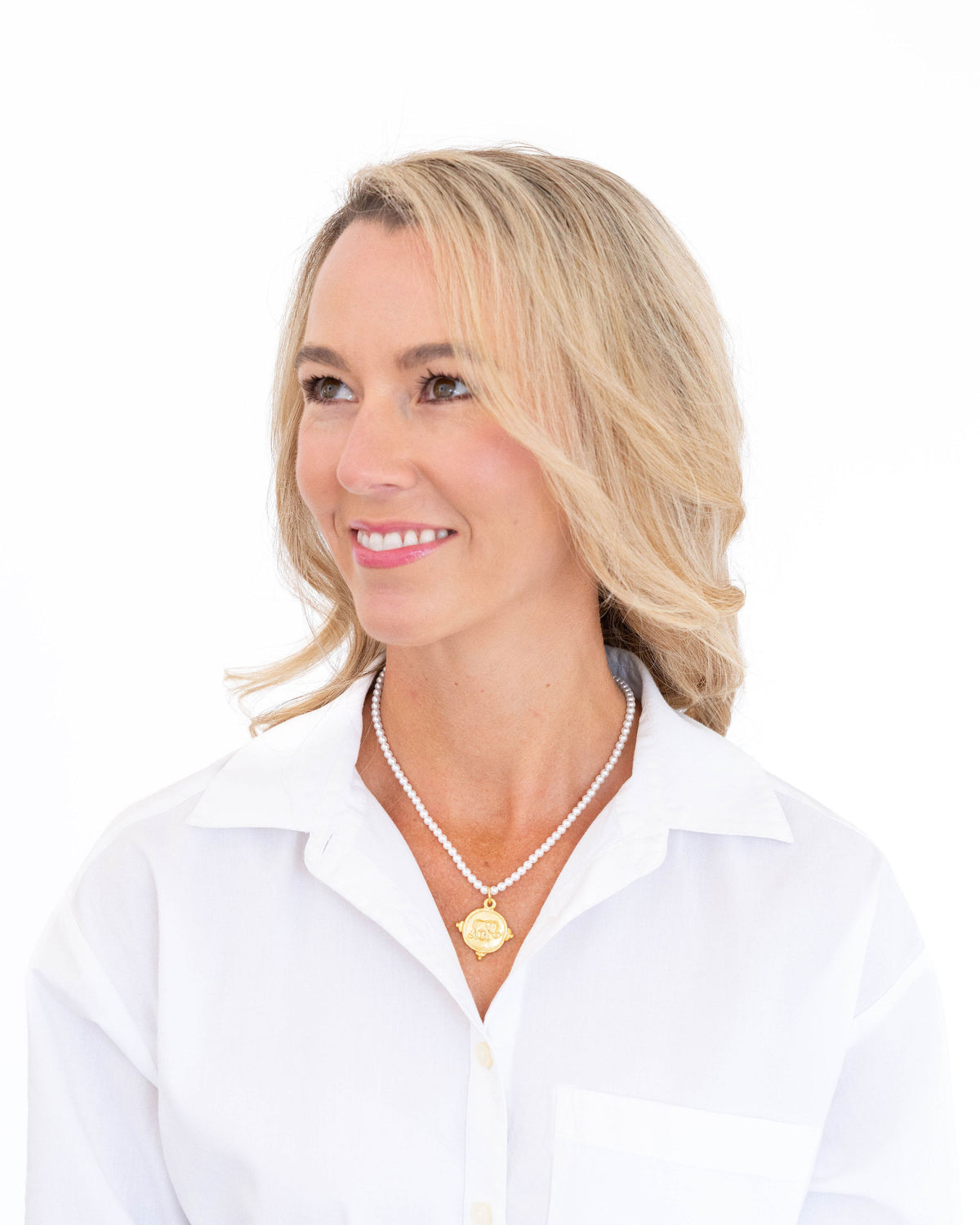 Alys Elephant Pearl Necklace