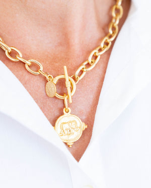 Elephant Toggle Necklace