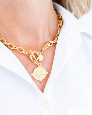 Bulldog Toggle Necklace