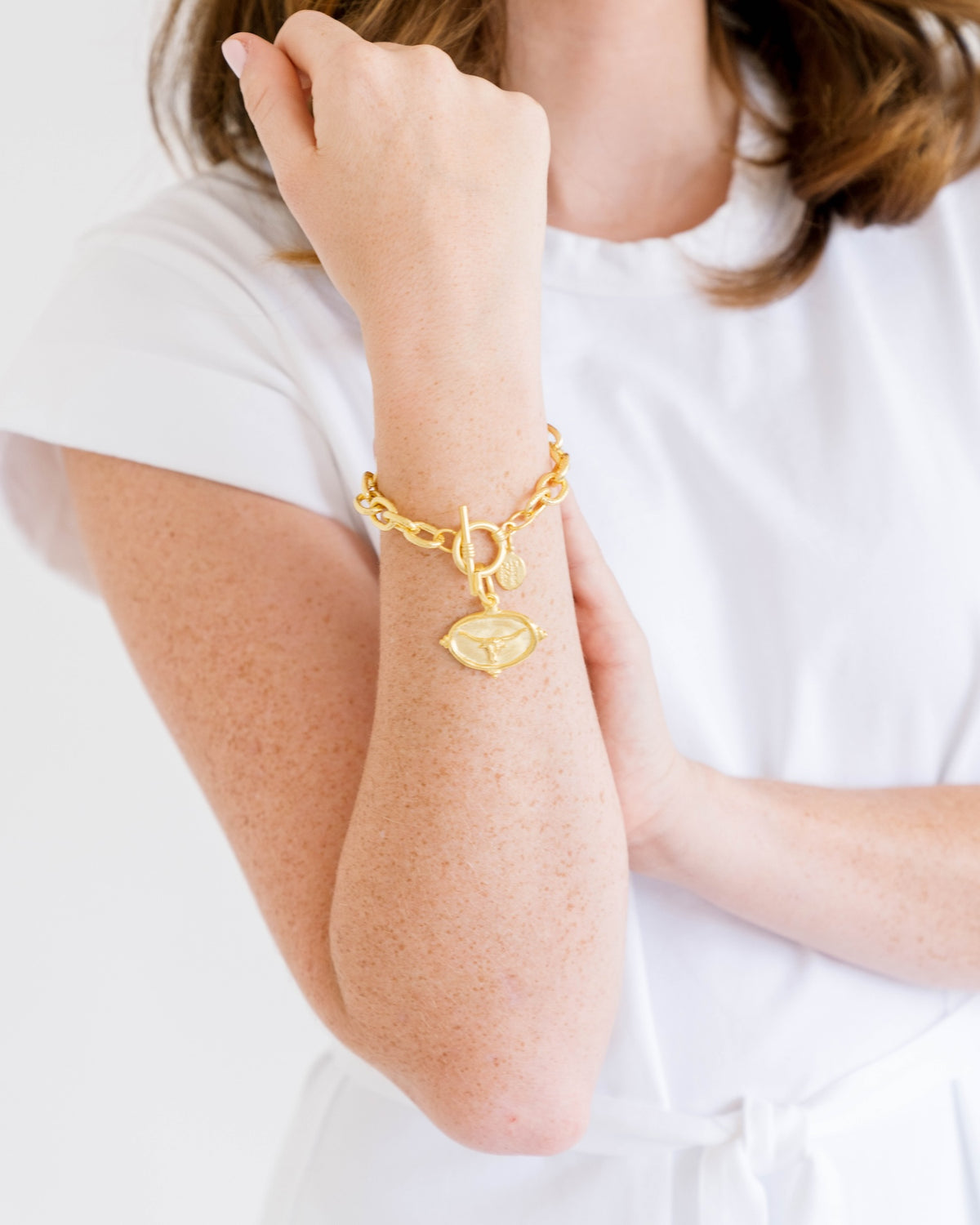 Longhorn Intaglio Bracelet