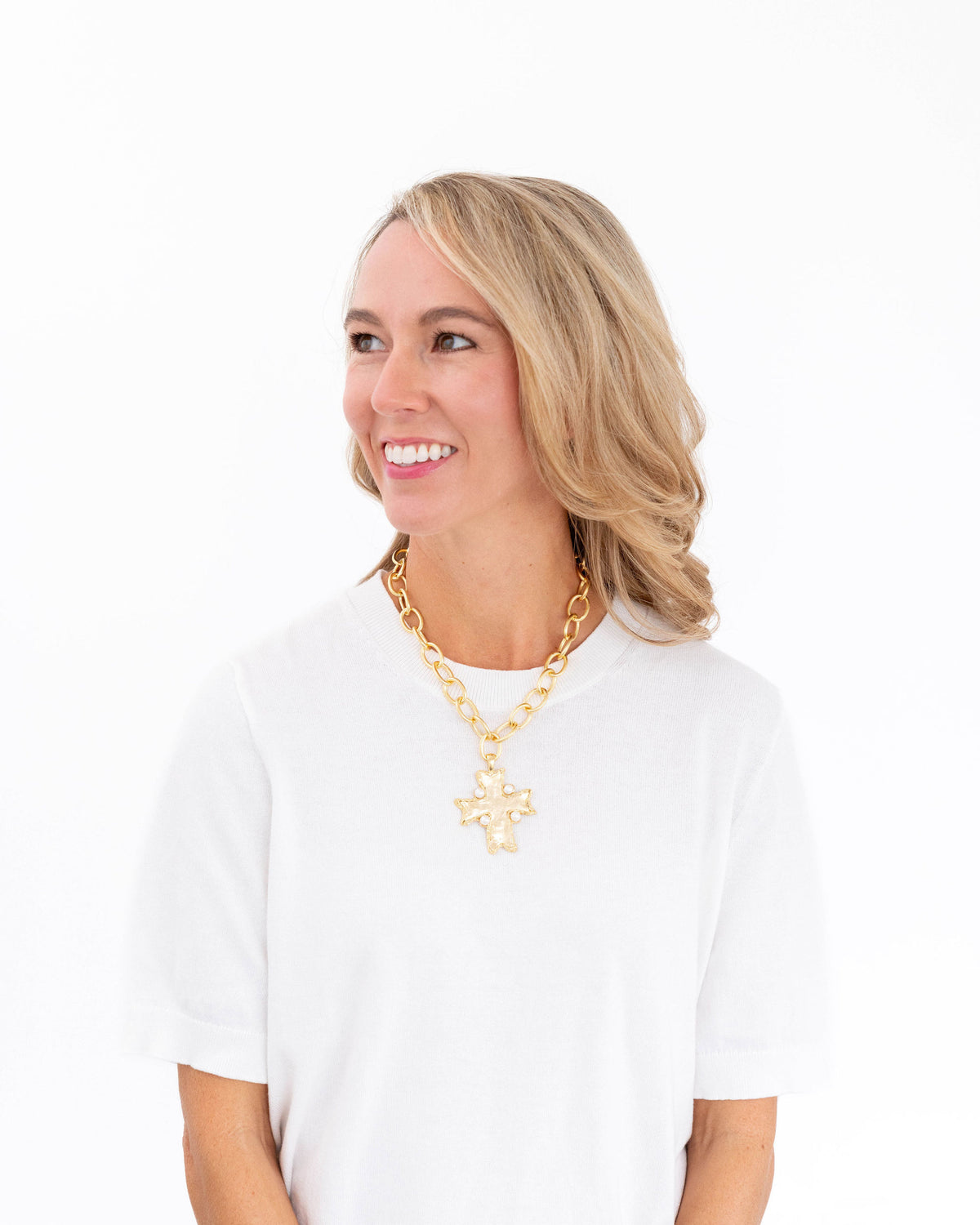 Esther Cross Necklace