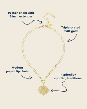Stag Paperclip Necklace