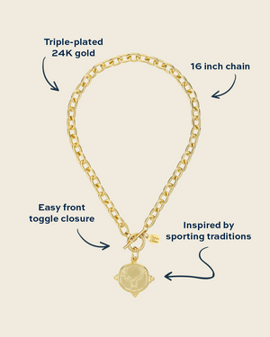 Stag Toggle Necklace