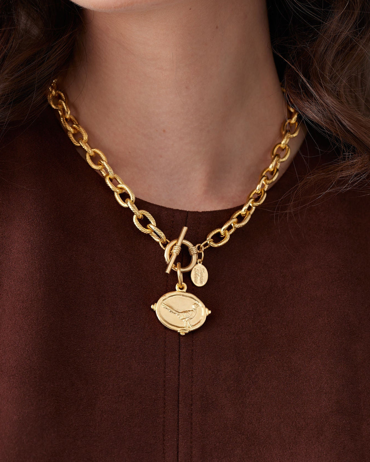 Pheasant Toggle Necklace