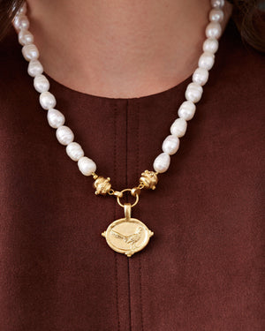 Pheasant Pearl Necklace