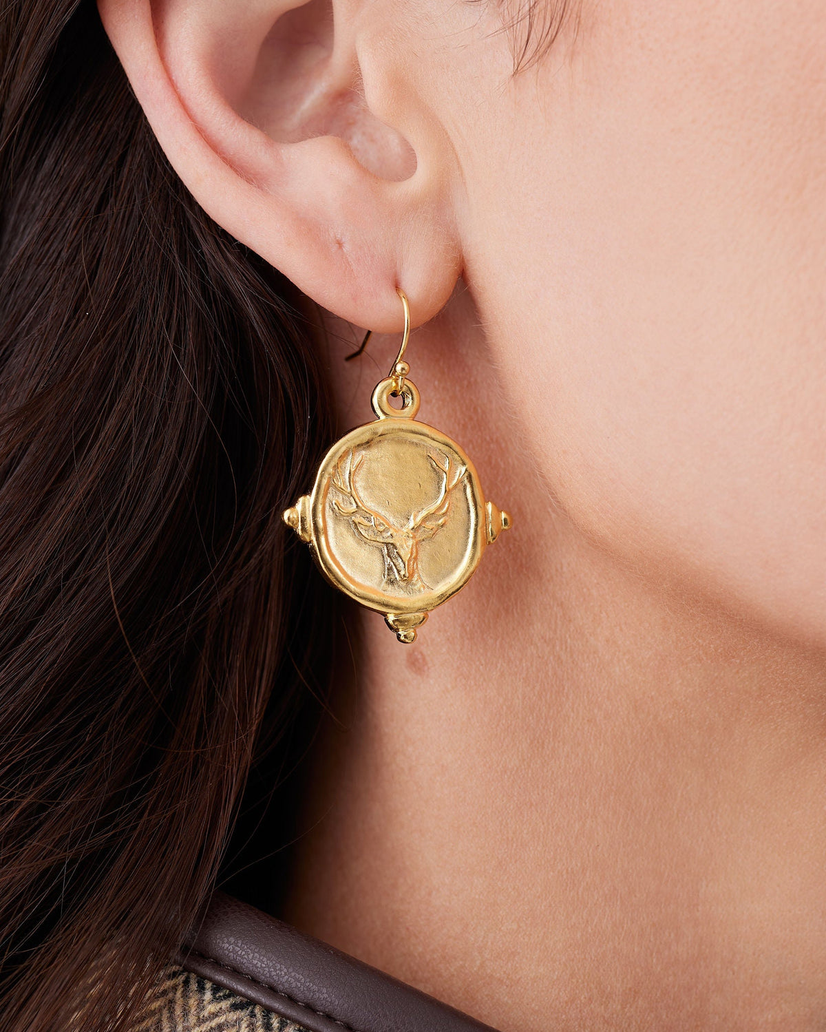 Stag Earring