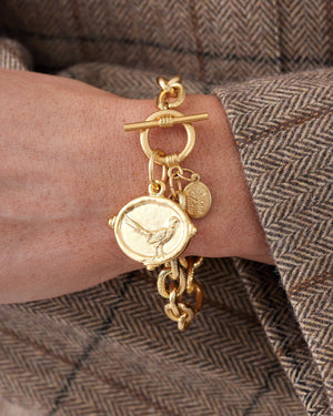 Pheasant Toggle Bracelet