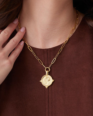 Spaniel Paperclip Necklace